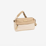 WOMEN'S BAG, CAMEL COLOR, ILLAR SERIES. 28.5x18x9.5 CM