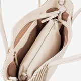 BOLSO DE HOMBRO CON BANDOLERA, SERIE NIJAR. 31x25x13.5 CM