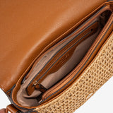 WOMEN'S BAG, LEATHER COLOR, ORIA SERIES. 26x20x08 CM