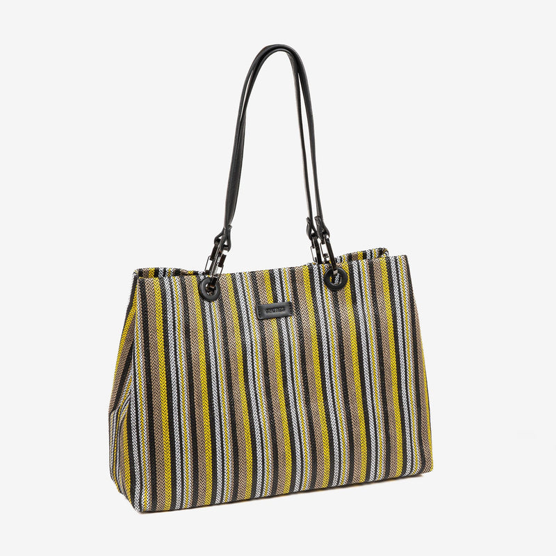 WOMEN'S BAG, MULTICOLOR, PULPI SERIES. 42x30x14 CM