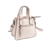 HAND BAG WITH SHOULDER STRAP, BEIGE COLOR, ROQUETAS SERIES. 22x20x12 CM