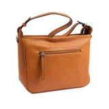 WOMEN'S BAG, LEATHER COLOR, VERA SERIES. 28x22x10.5 CM