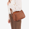Bolso bandolera, Serie ebony. 24x17.5x09 cm