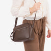 Bolso bandolera, Serie ebony. 24x17.5x09 cm