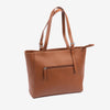 Bolso shopper cerrado con cremallera, Serie ebony. 32x27x11 cm