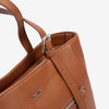 Bolso shopper cerrado con cremallera, Serie ebony. 32x27x11 cm