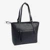 Bolso shopper cerrado con cremallera, Serie ebony. 32x27x11 cm