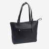 Bolso shopper cerrado con cremallera, Serie ebony. 32x27x11 cm