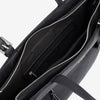 Bolso shopper cerrado con cremallera, Serie ebony. 32x27x11 cm