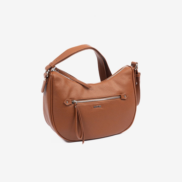 Bolso bandolera, Serie ebony. 30x23.5x11 cm