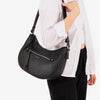 Bolso bandolera, Serie ebony. 30x23.5x11 cm