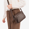 Bolso bandolera, Serie ebony. 22x15.5x06 cm