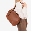 Bolso shopper cerrado con cremallera, Serie cozy. 37x27x12 cm