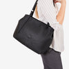 Bolso shopper cerrado con cremallera, Serie cozy. 37x27x12 cm