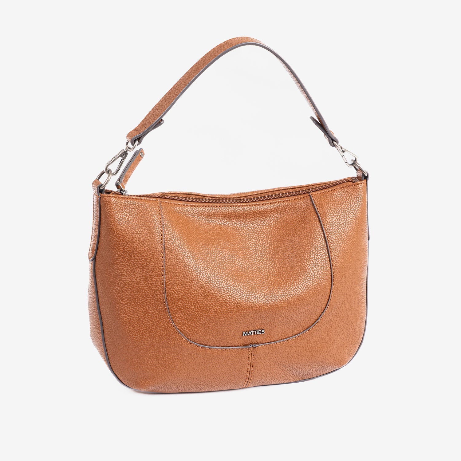 Bolso de hombro con bandolera, Serie cozy. 31x22x11.5 cm