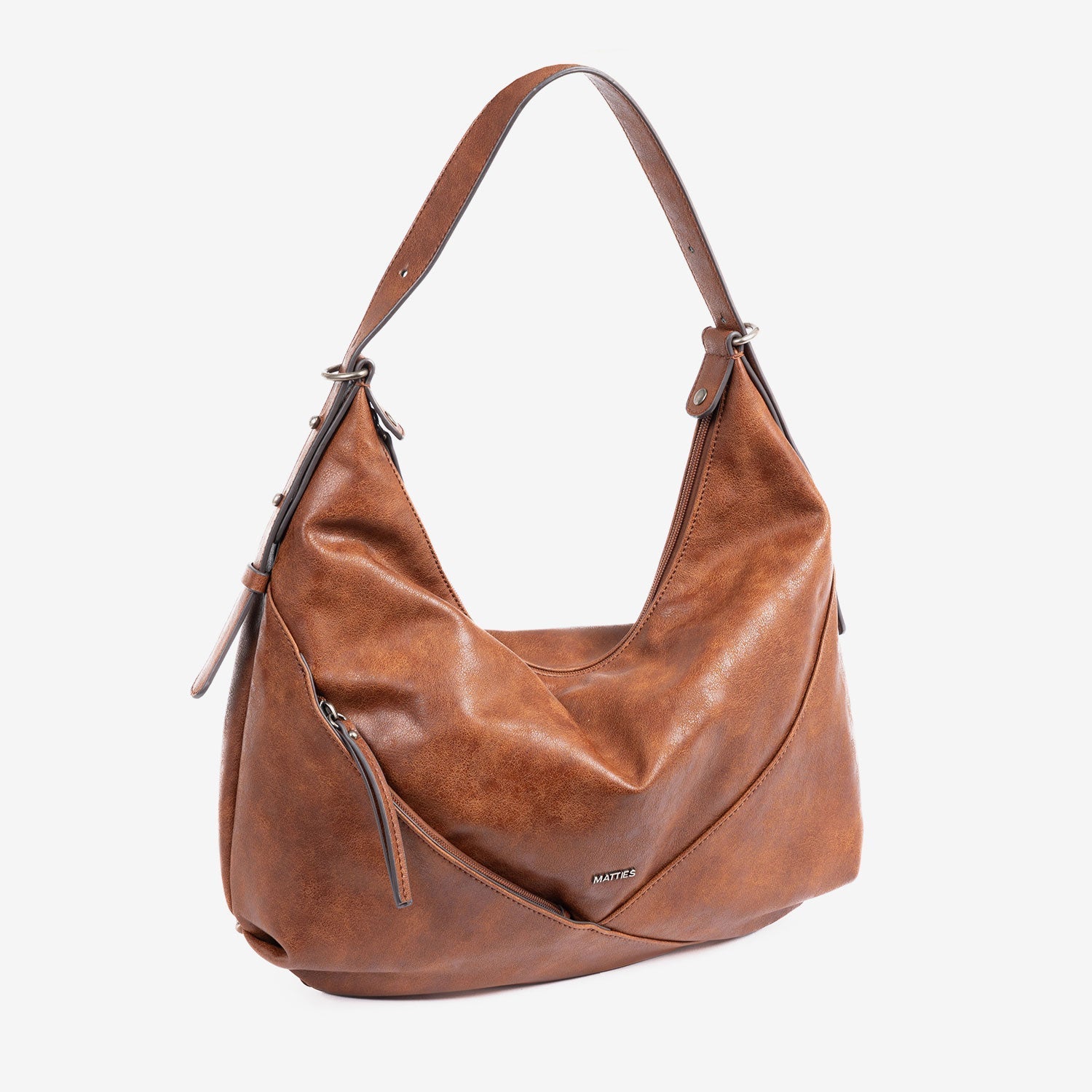 Bolso de hombro con bandolera, Serie belmont. 37x31x10 cm