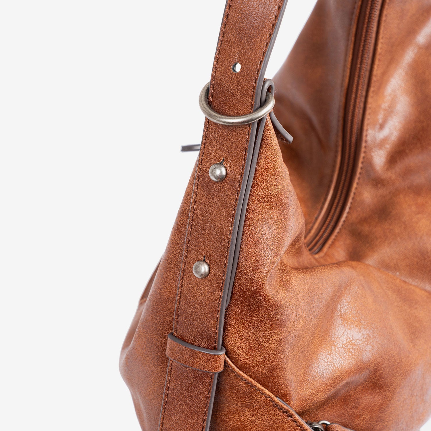 Bolso de hombro con bandolera, Serie belmont. 37x31x10 cm