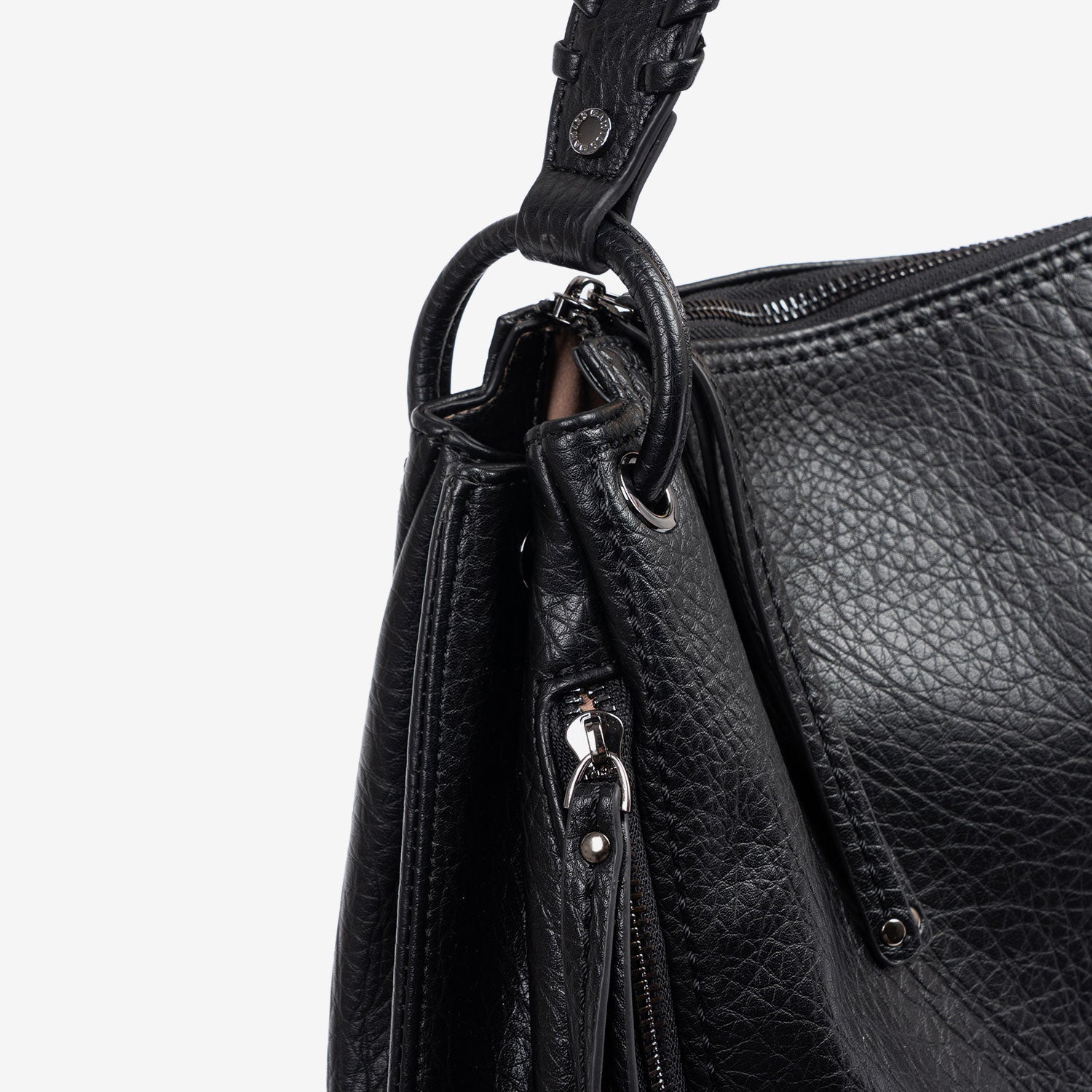 Bolso de hombro con bandolera, Serie delara. 37x25x14 cm