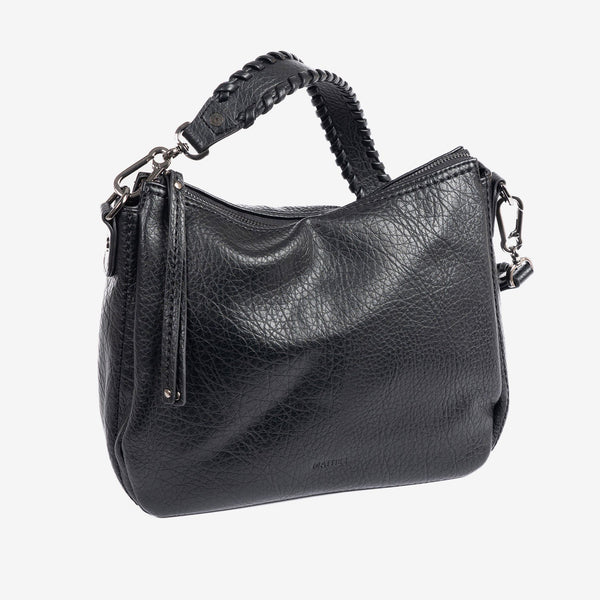 Bolso de hombro con bandolera, Serie delara. 28x22x12 cm