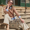 Bolso shopper cerrado con cremallera, Serie jenna. 33x26.5x14 cm