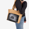 Bolso shopper cerrado con cremallera, Serie velside. 32.5x26x13 cm