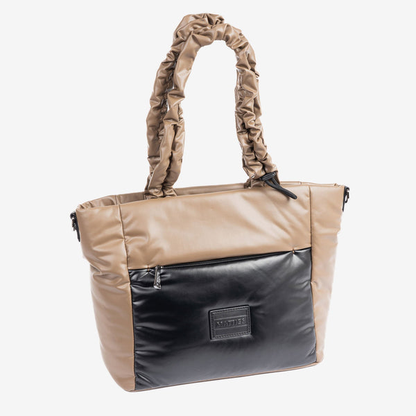 Bolso shopper cerrado con cremallera, Serie velside. 32.5x26x13 cm