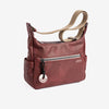Strap bag, brown color, Strive series. 26x20x09 cm