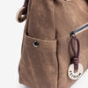 Strap bag, brown color, Strive series. 26x20x09 cm