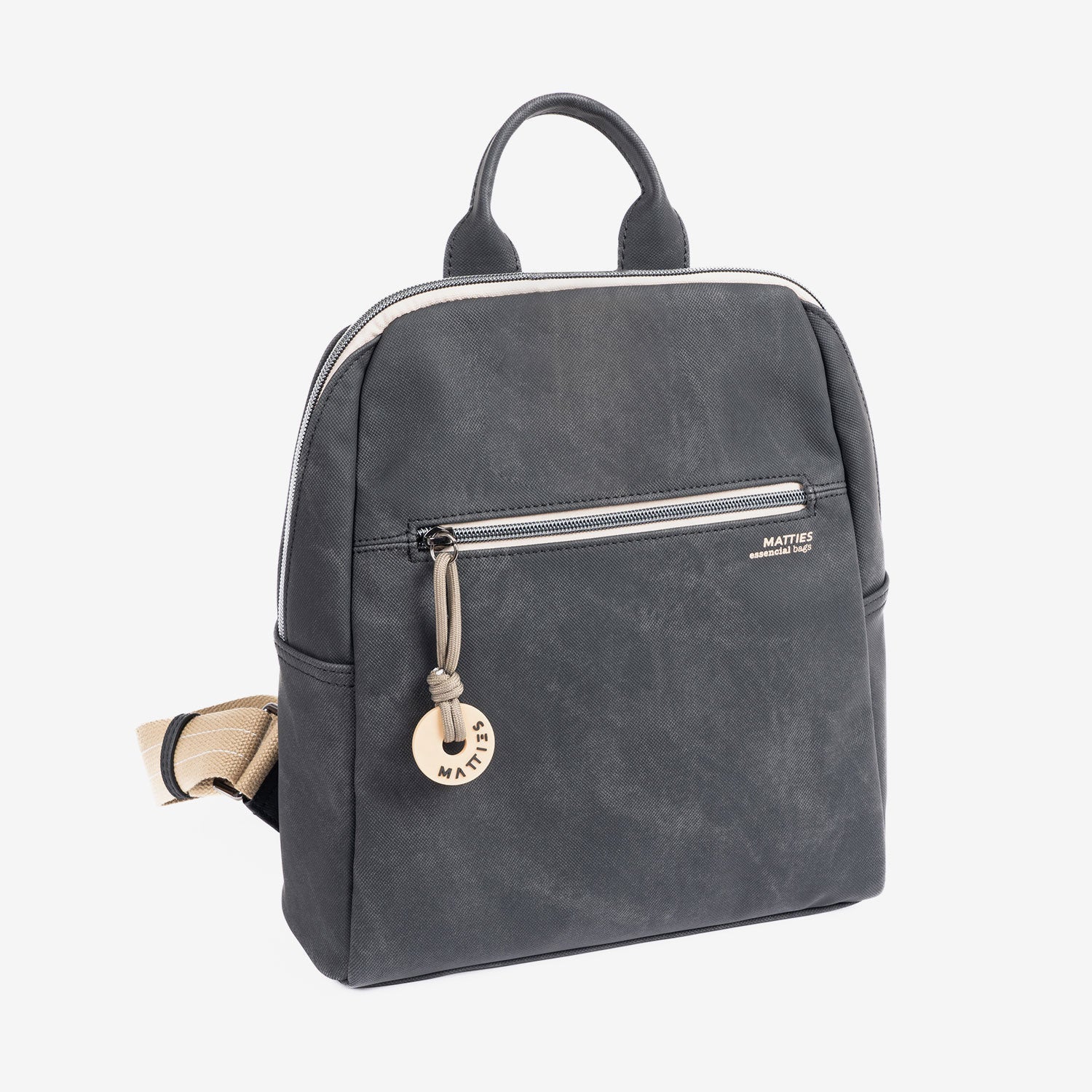 Backpack, black color, Strive series. 26x31x10 cm