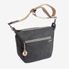 Strap bag, brown color, Strive series. 24x23x11 cm