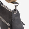 Strap bag, brown color, Strive series. 24x23x11 cm