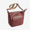 Strap bag, brown color, Strive series. 24x23x11 cm