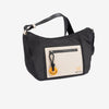 Bolso bandolera, color negro, Serie core. 25.5x20x12 cm