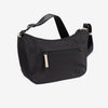 Bolso bandolera, color negro, Serie core. 25.5x20x12 cm