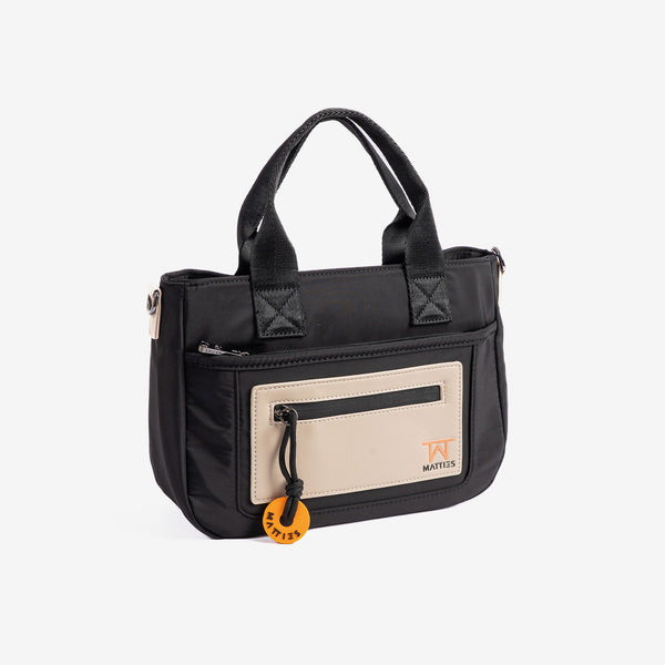 Bolso de mano con bandolera, Serie core. 27x20x10 cm