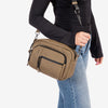 Bolso bandolera, Serie ember. 25.5x16.5x09 cm
