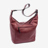 Bolso de hombro con bandolera, Serie velvet. 23x28x13 cm