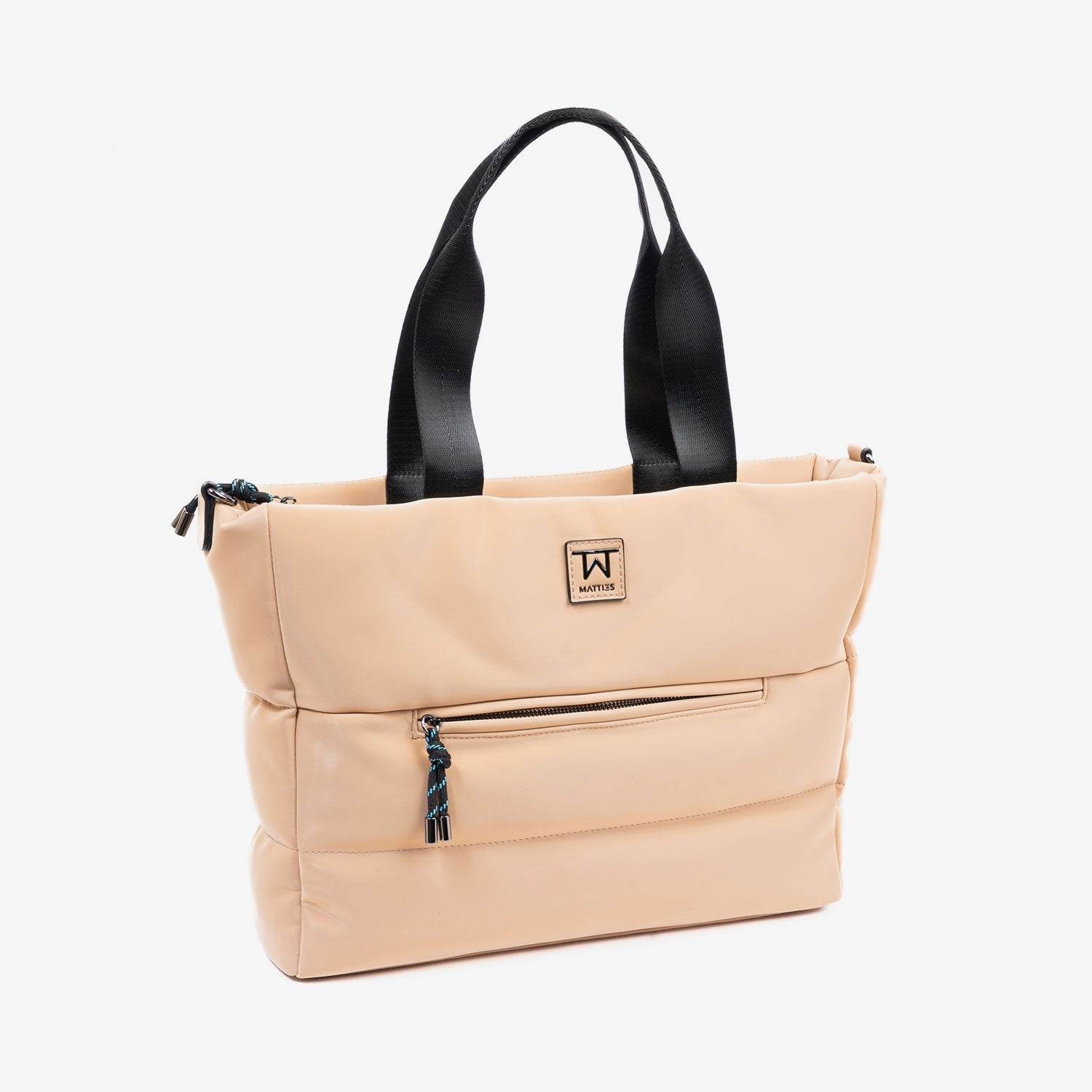 Bolso shopper cerrado con cremallera, Serie midnight. 36x27x10.5 cm