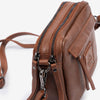Bolso bandolera, Serie eva/leather. 21x13x07 cm