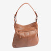 Bolso de hombro con bandolera, Serie eva/leather. 34x31x05 cm