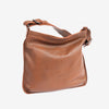 Bolso de hombro con bandolera, Serie eva/leather. 34x31x05 cm