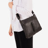 Bolso bandolera, Serie eva/leather. 27x23x05 cm