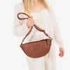Bolso bandolera, Serie eva/leather. 24x14x07 cm
