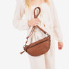 Bolso bandolera, Serie eva/leather. 24x14x07 cm