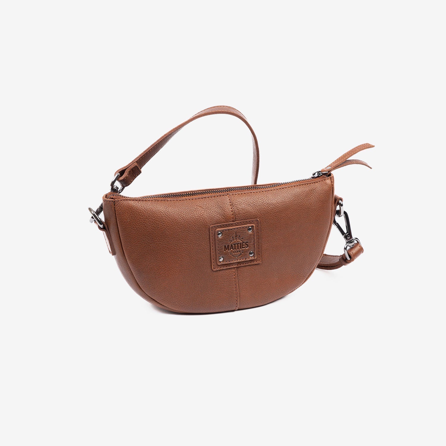 Bolso bandolera, Serie eva/leather. 24x14x07 cm