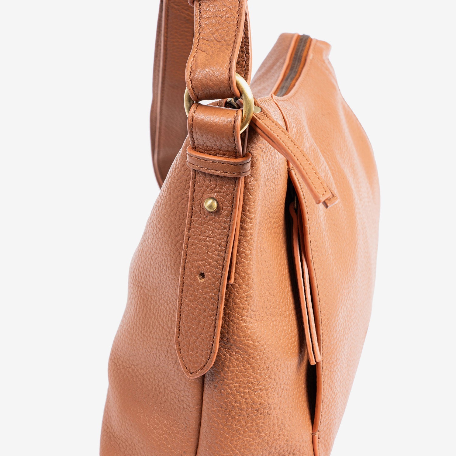Bolso bandolera, Serie floater/leather. 29x23x10 cm
