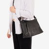 Bolso bandolera, Serie floater/leather. 29x23x10 cm