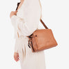 Bolso bandolera, Serie floater/leather. 25x19x07 cm