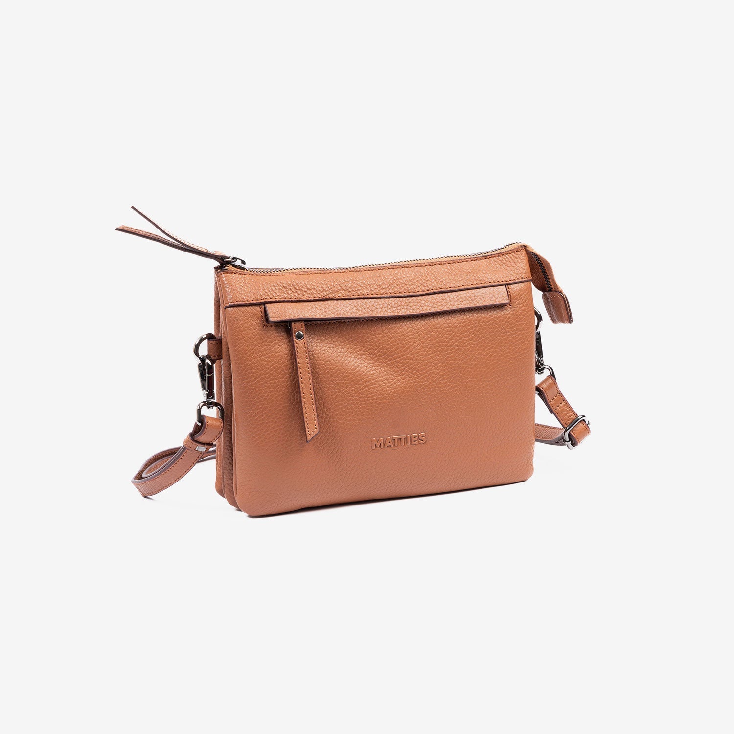 Bolso bandolera, Serie floater/leather. 25.5x17x07 cm