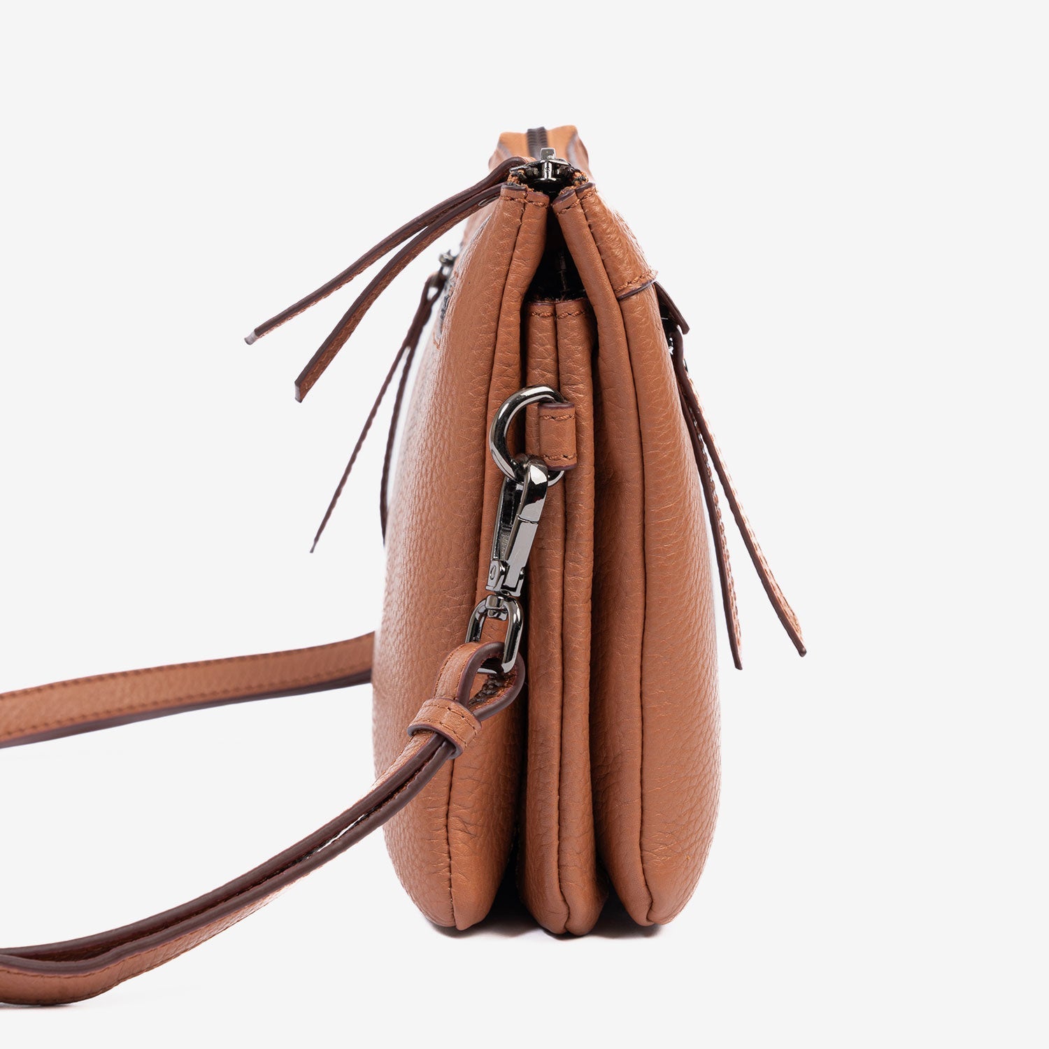 Bolso bandolera, Serie floater/leather. 25.5x17x07 cm